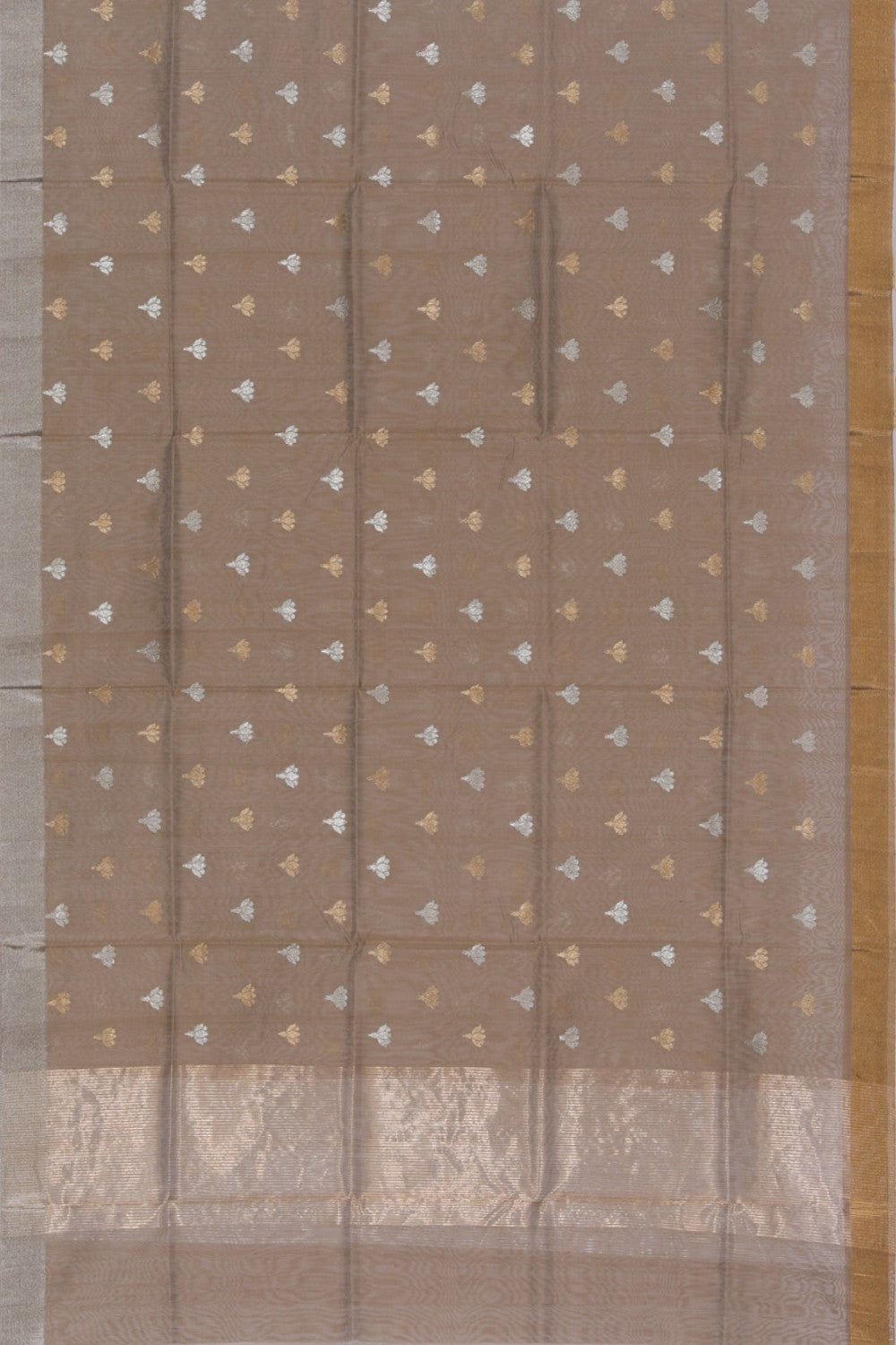 Image of Chanderi Pastel Grey Dupatta